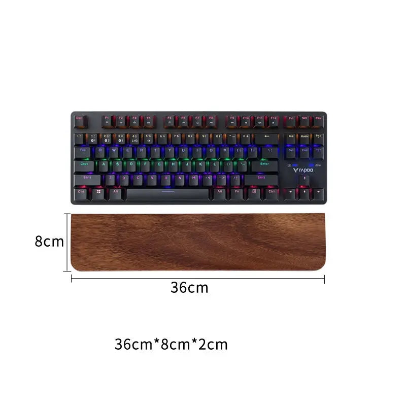 Deskon Willow Walnut Ergonomic Wrist Pad - view 4