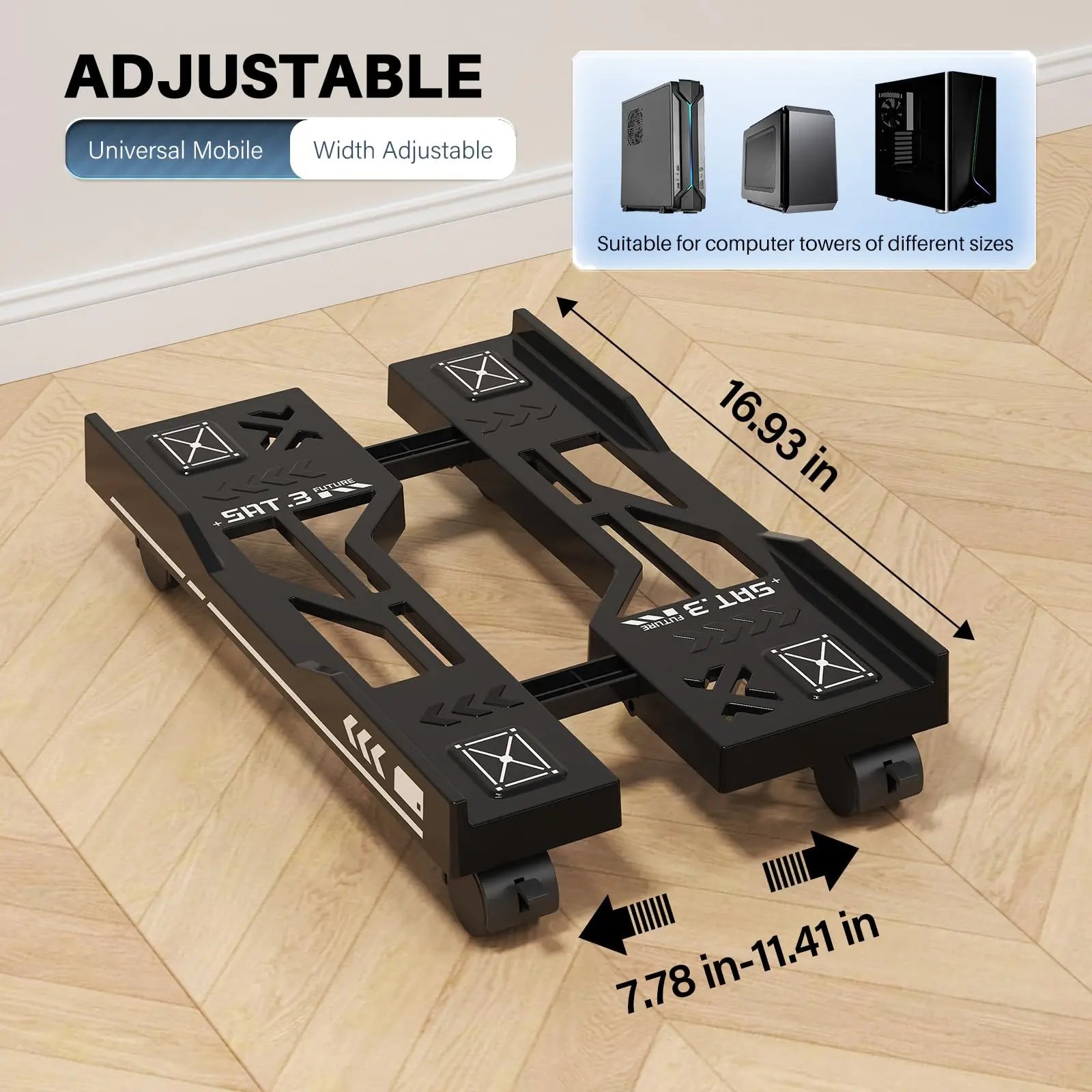 Deskon Vector Rolling CPU Stand - view 2