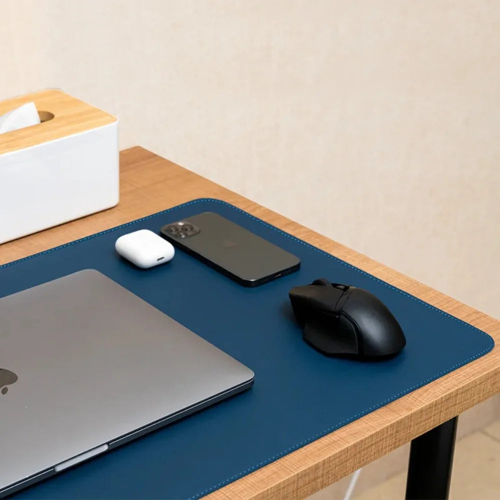 Deskon Slate Oversized Vegan Leather Desk Mat - view 3