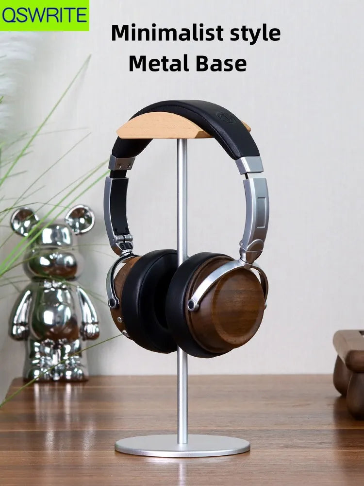 Deskon Noble Minimalist Walnut Headphone Rack - view 2