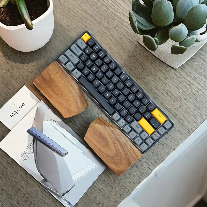 Deskon Vantage Split Walnut Palm Rest - view 3