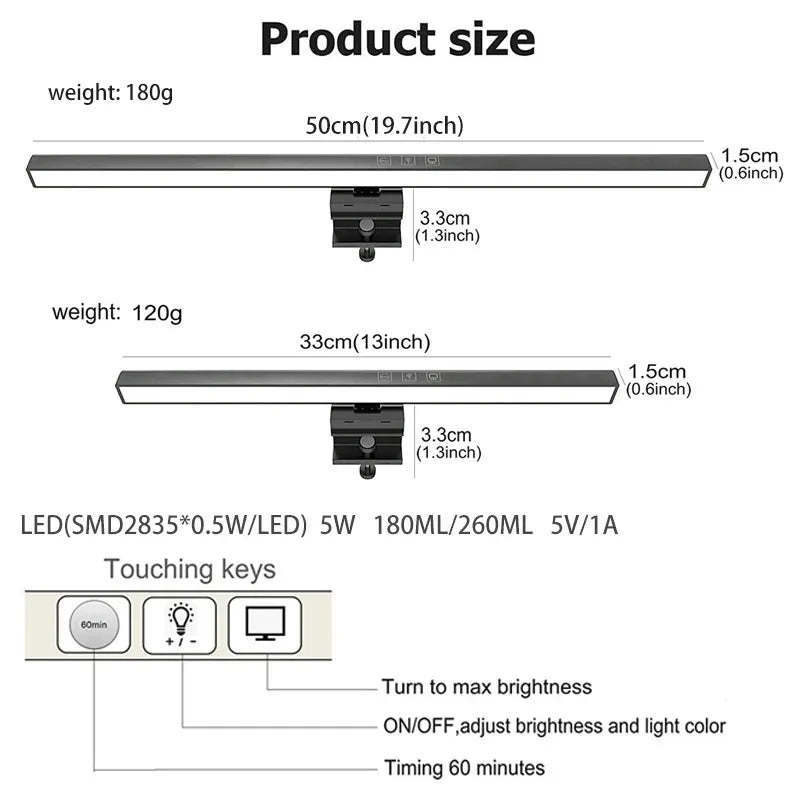 Deskon Lumen Dimmable Monitor Light Bar - view 5