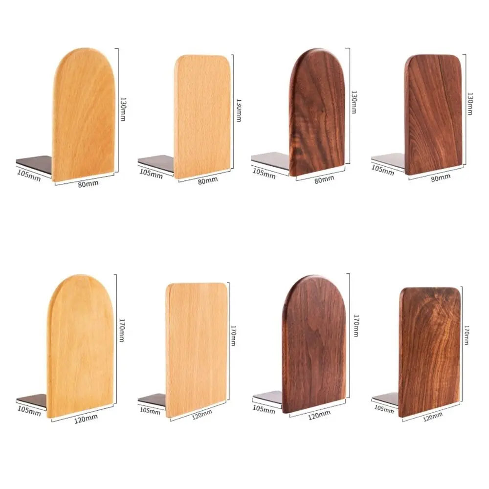 Deskon Ashwood Beech and Walnut Bookends - view 6