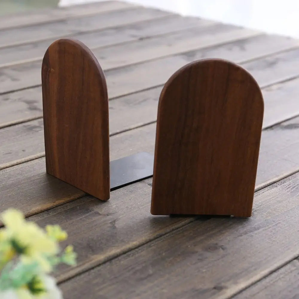 Deskon Ashwood Beech and Walnut Bookends - view 3