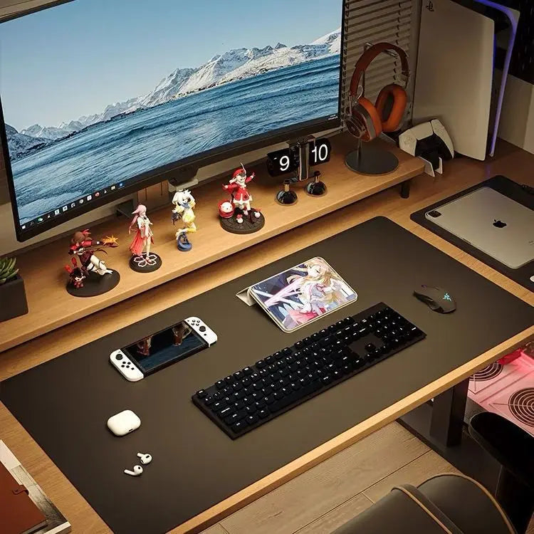 Deskon Isle Leather Keyboard and Mouse Mat - view 2
