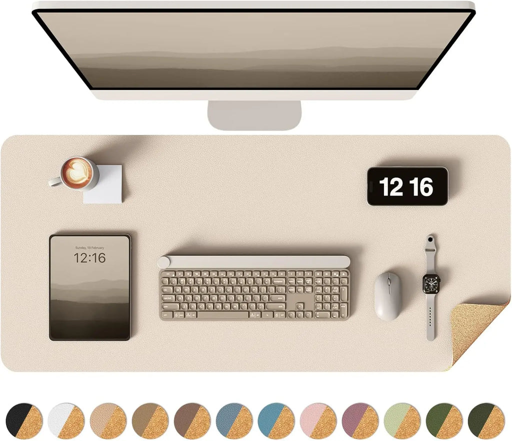 Deskon Cove Reversible Cork and Leather Desk Pad - view 4