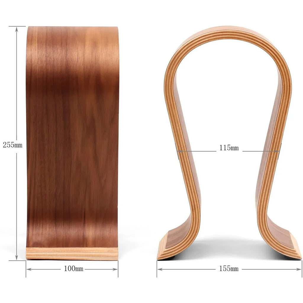 Deskon Grove Solid Walnut Headphone Hanger - view 4