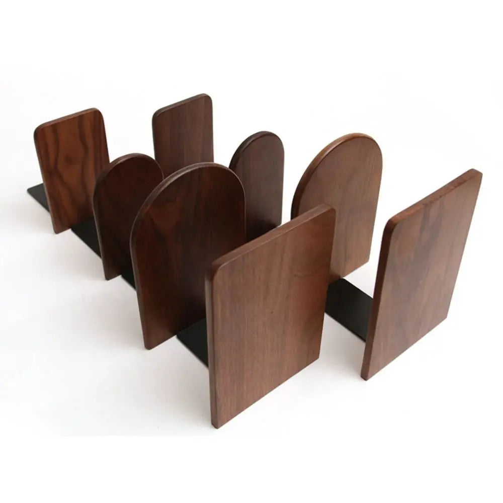 Deskon Ashwood Beech and Walnut Bookends - view 2