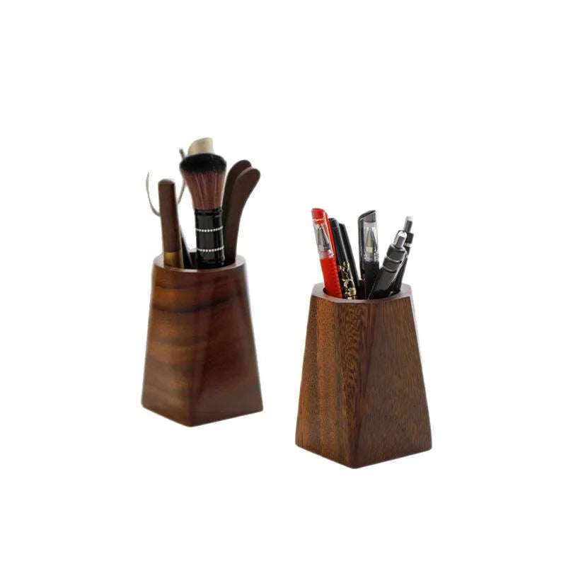 Deskon Quill Solid Walnut Storage Cube - view 3