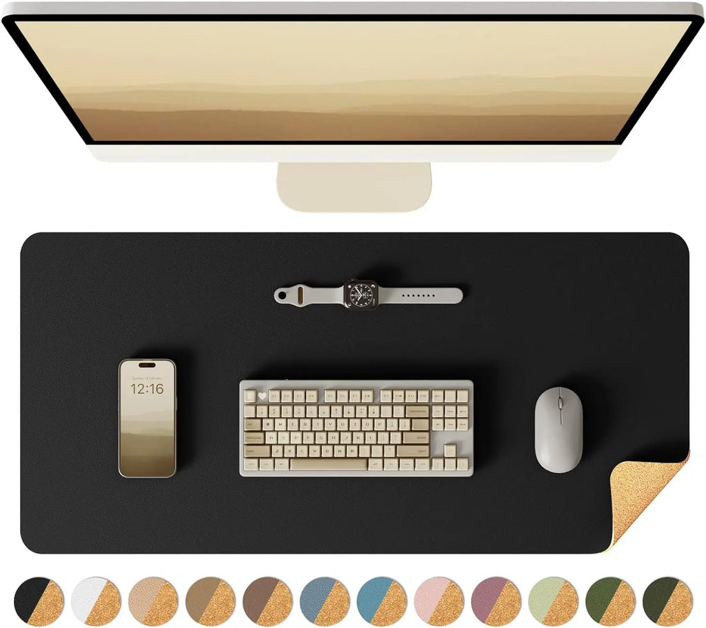 Deskon Cove Reversible Cork and Leather Desk Pad - view 6