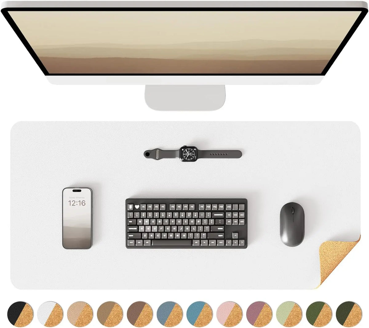 Deskon Cove Reversible Cork and Leather Desk Pad - view 2