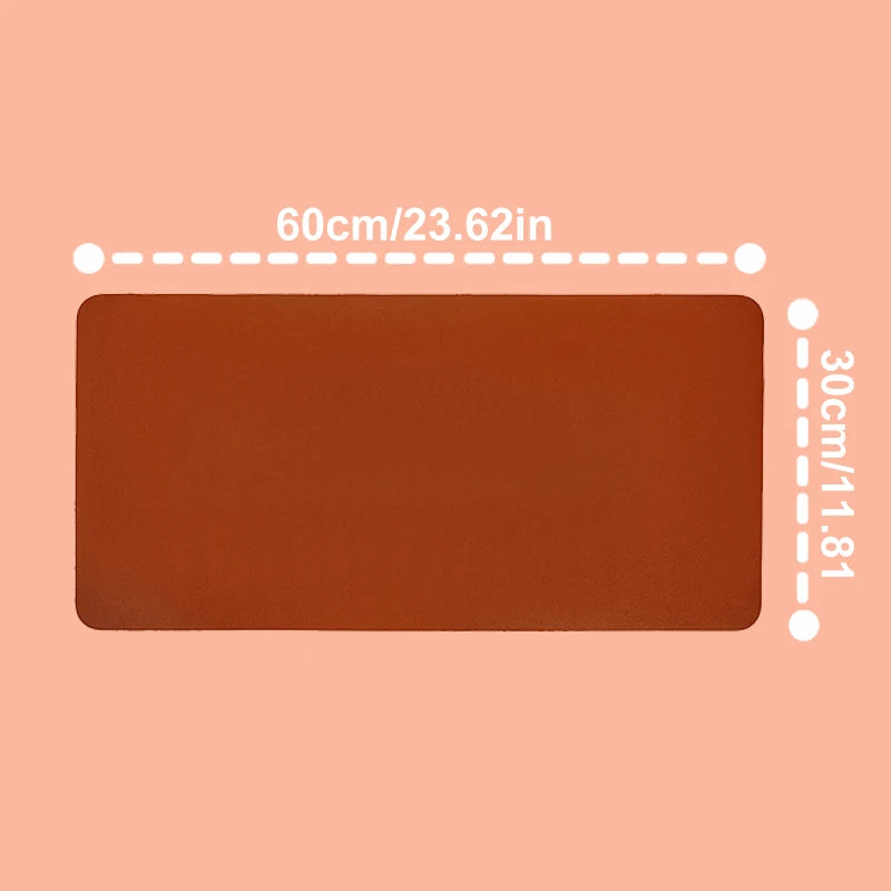Deskon Linea Stitched Vegan Leather Desk Pad - view 2