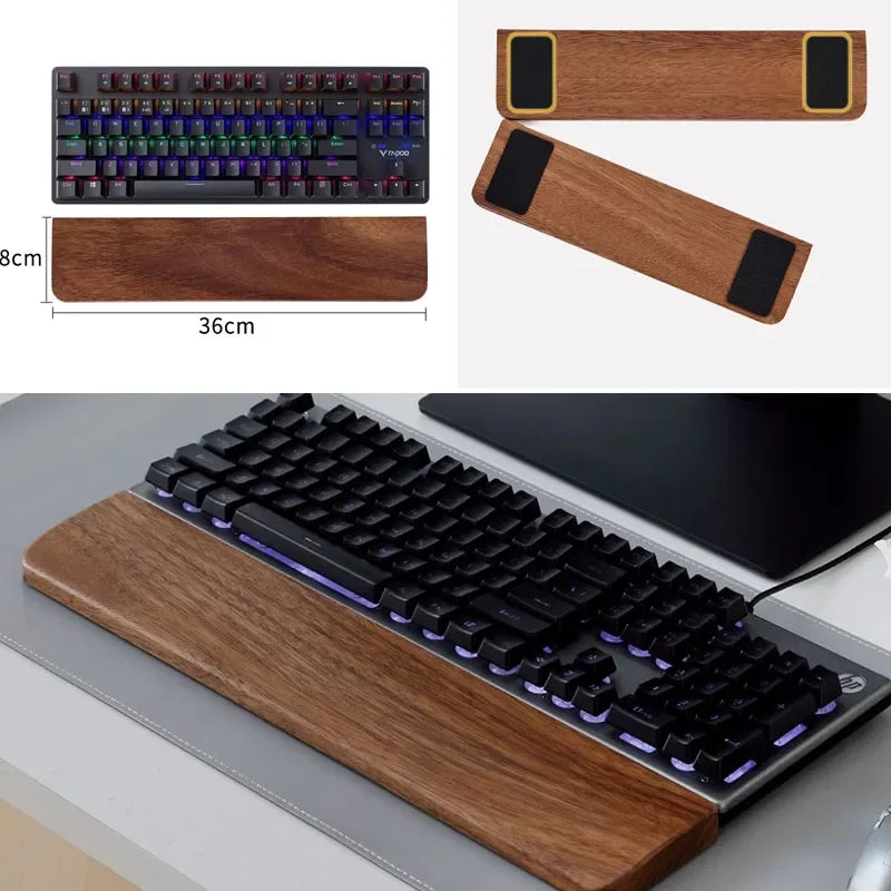 Deskon Fjord Solid Wood Keyboard Wrist Rest - view 3