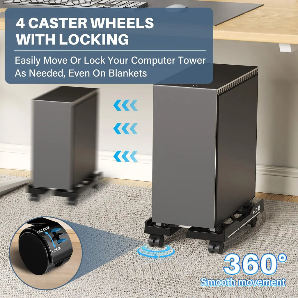 Deskon Vector Rolling CPU Stand - view 3