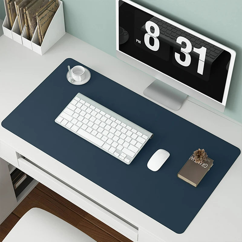 Deskon Linea Stitched Vegan Leather Desk Pad - view 6